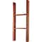 Ekena Millwork 15"W x 36"H x 3 1/2"D Vintage Farmhouse 2 Rung Ladder, Barnwood Decor Collection, Salvage Red DECR015X036X04LDRRD - alternate 4